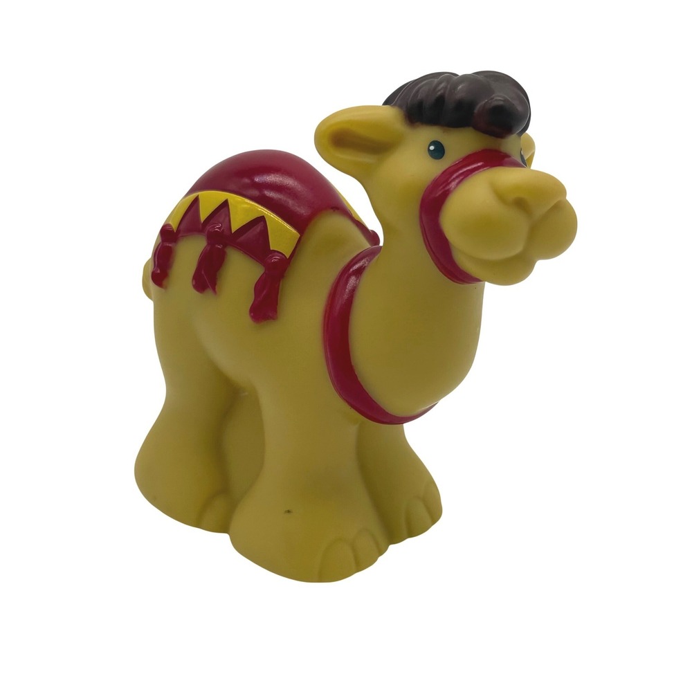 Fisher-Price Little People Camel Toy Unisex OS Tan Red Nativity Zoo Replacement